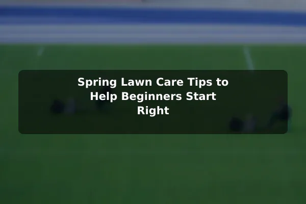 Spring Lawn Care Tips to Help Beginners Start Right