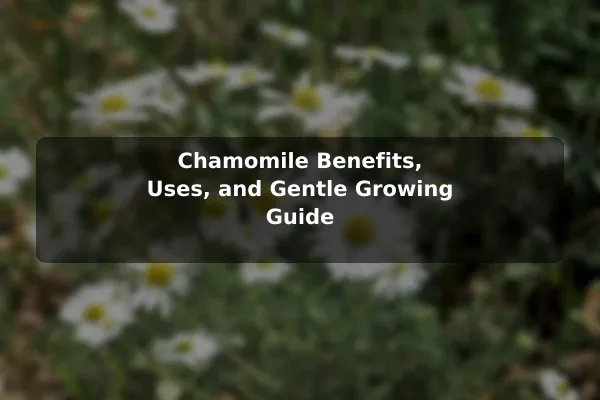 Chamomile Benefits, Uses, and Gentle Growing Guide