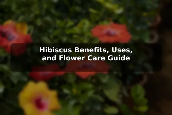 Hibiscus Benefits, Uses, and Flower Care Guide